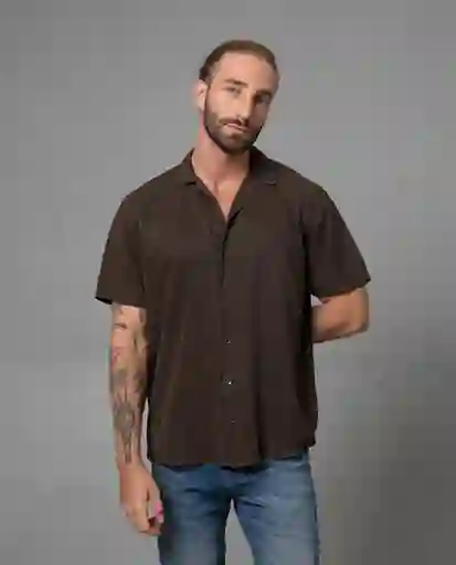 Camisa Hombre Café L 112 112G006_CAF190912 Rifle