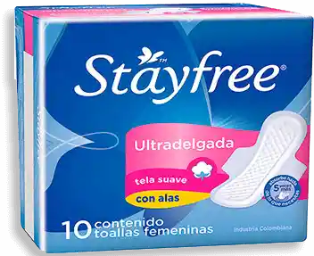 Stayfree Toallas Higienicas Ultradelgada