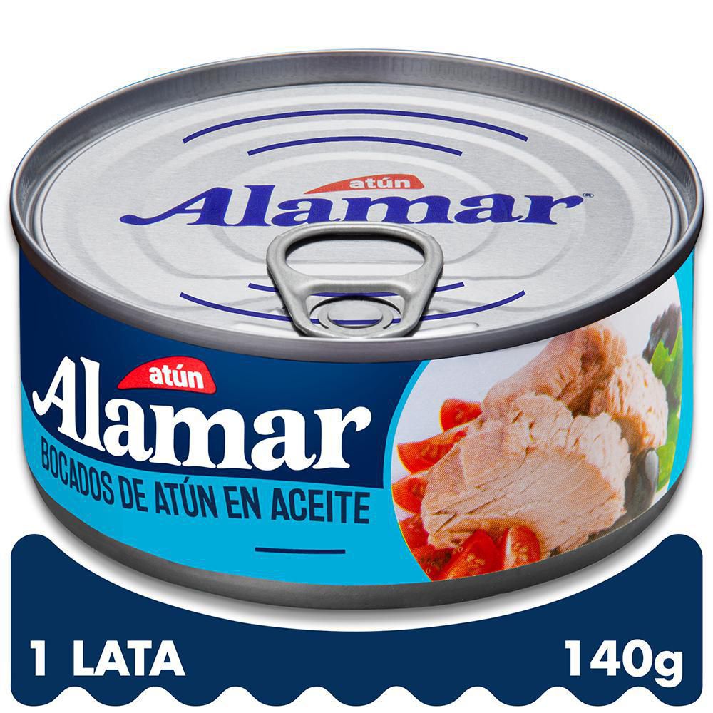 Alamar Bocados de Atún en Aceite 140 g