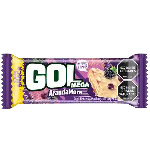 Gol Mega Galleta Arándanos Mora 46 g