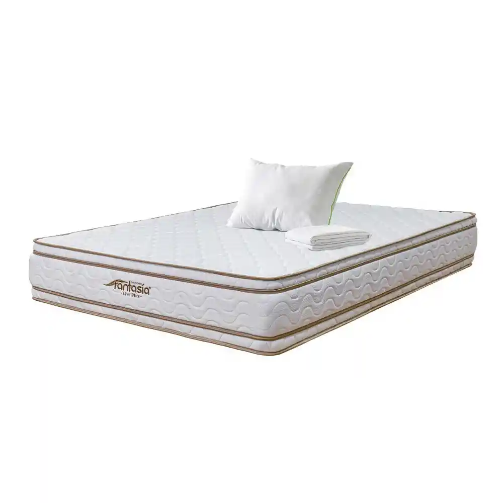 Kit Live Plus 120x190 Fantasia Semidoble (120 X 190 Cm) 5204800020002 Espumado Firme