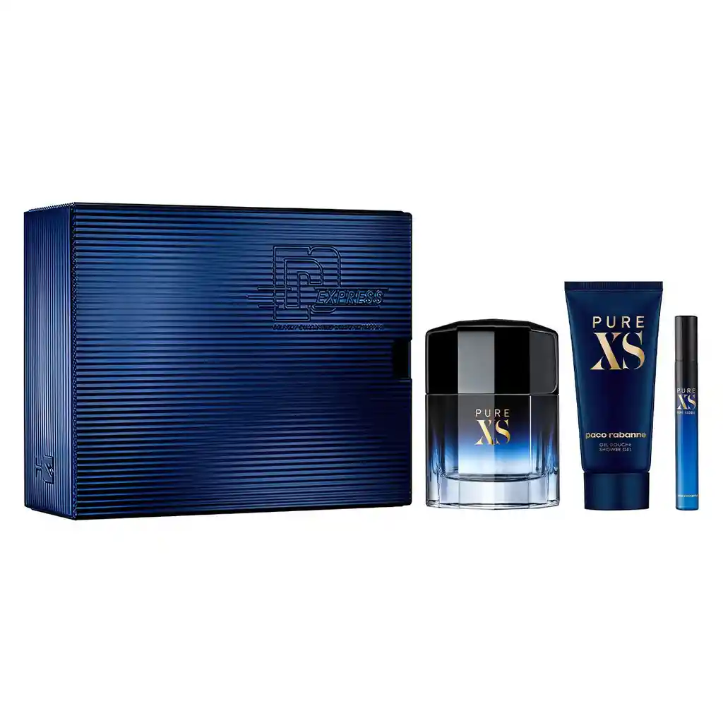 Pure XS Estuche Shower Gel Para Hombre Metal