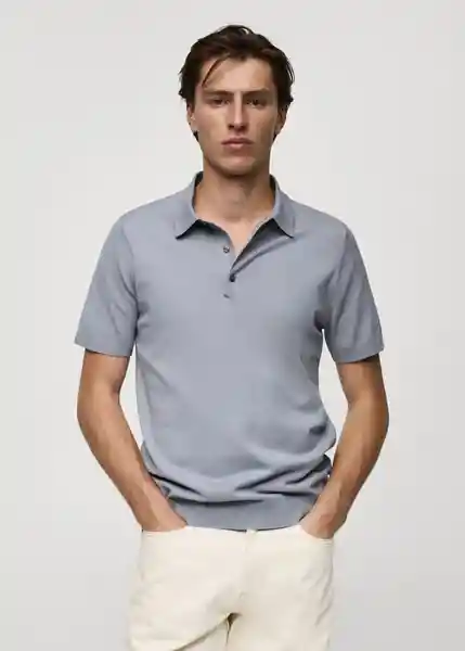 Polo Arraona Porcelana Talla M Hombre Mango