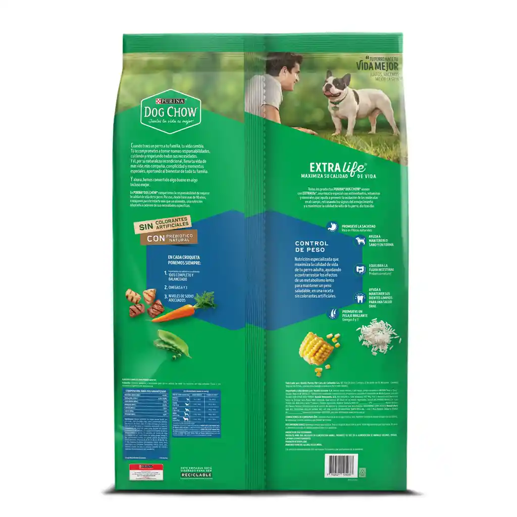 Comida para perro Dog Chow control de peso (Light) x 8 kg