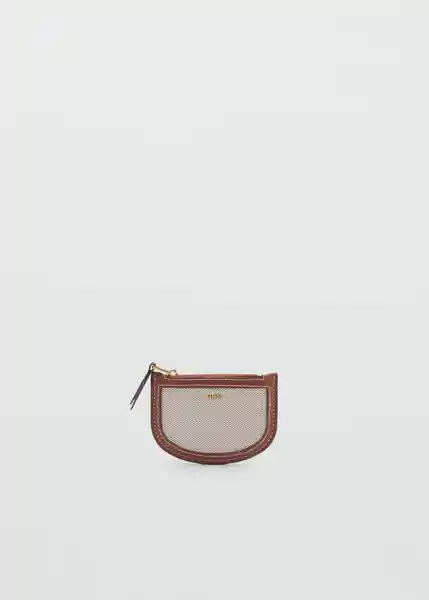 Tarjetero P Marais Cuero Talla 99 Mujer Mango