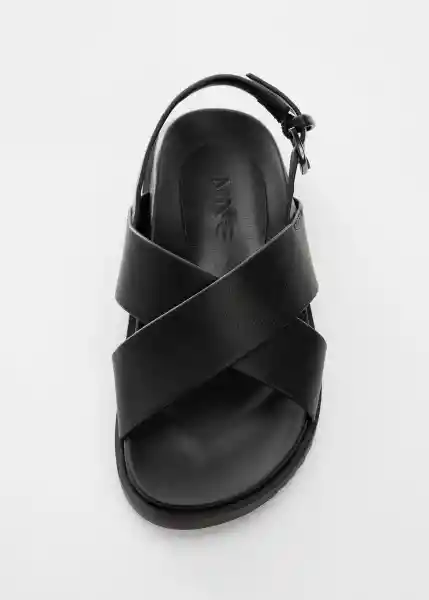 Sandalias Aneb Negro Talla 26 Niñas Mango