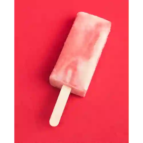 Paleta Fresas con Crema