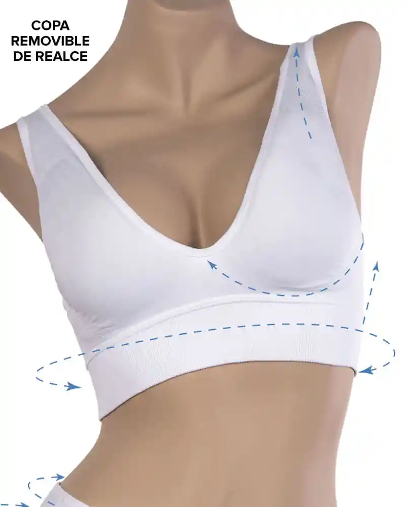 Brasier Full Support Para Mujer Blanco 1s8193
