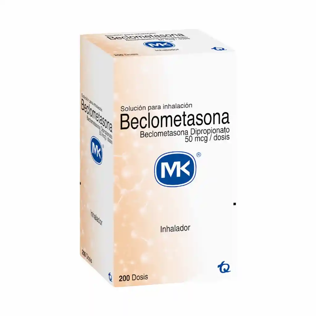  MK Beclometasona Solucion Para Inhalacion (50 Mcg) 