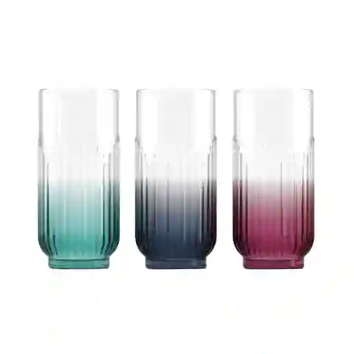 Set X 6 Vasos Barcelona Altos Cristar 0928cf6