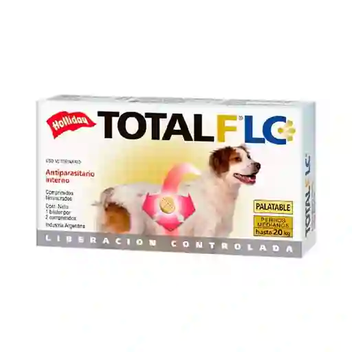  Total FLC Antiparasitario Para Perro Mediano 