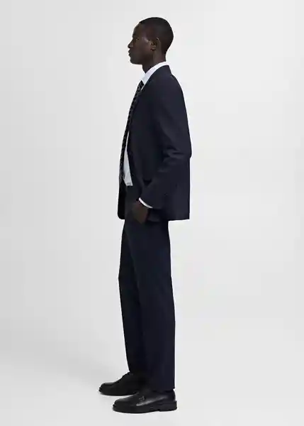 Pantalón Milan Navy Talla 42 Hombre Mango