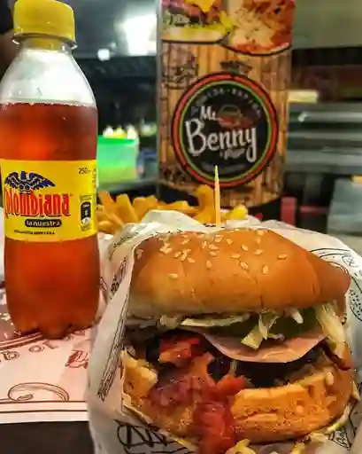 Combo Hamburguesa de Pollo Sencilla