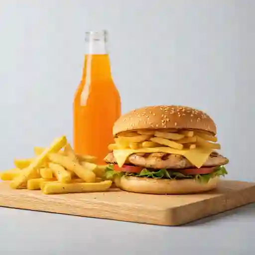 Combo Hamburguesa de Pollo