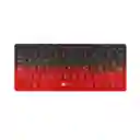 Combo Teclado + Mouse Recargable 2.4 Bluetooth Negro/rojo