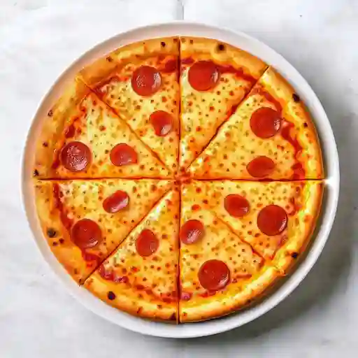 Pizza Jamón y Queso Personal con Borde