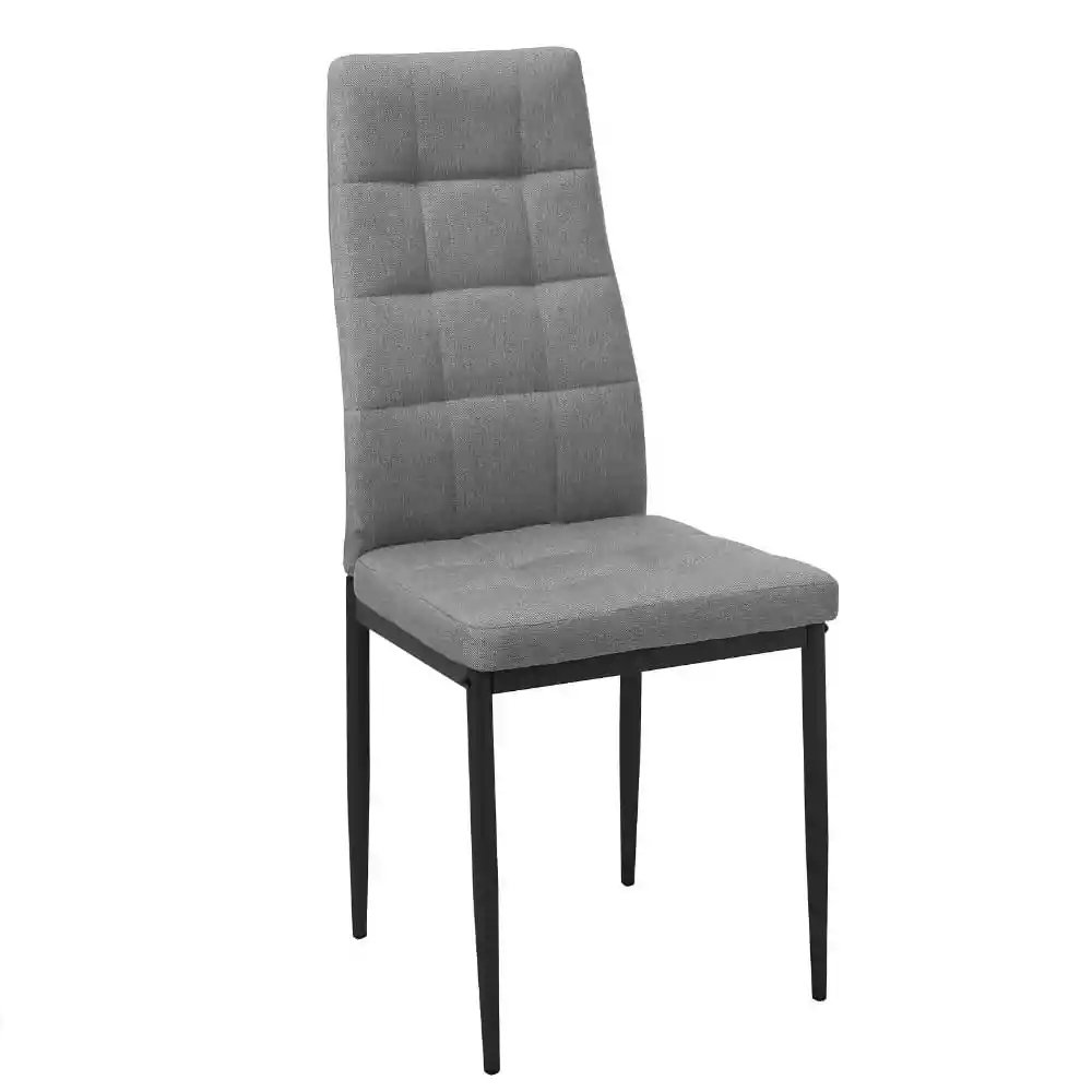 Silla Liana 41x49x97 Fabric Gris Oscuro M+design
