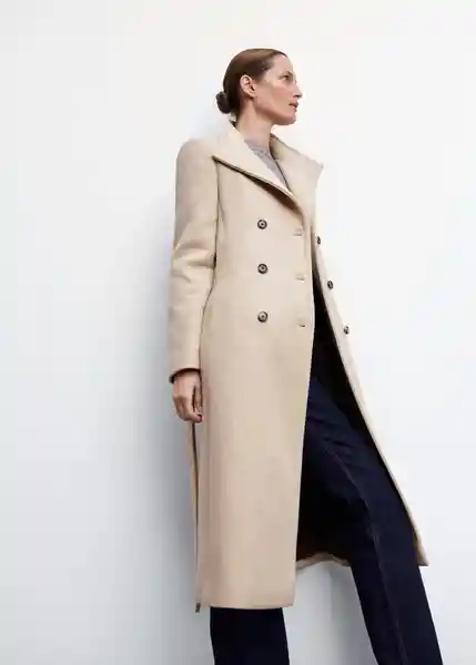 Abrigo Sirenita Piedra Talla 27 Mujer Mango