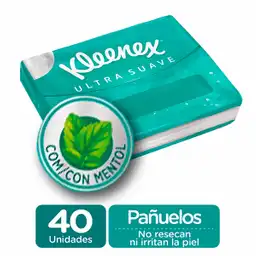 Kleenex Pañuelos Faciales Antigripal Mentol