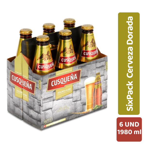 Cusqueña Cerveza Dorada 6 x 330 ml