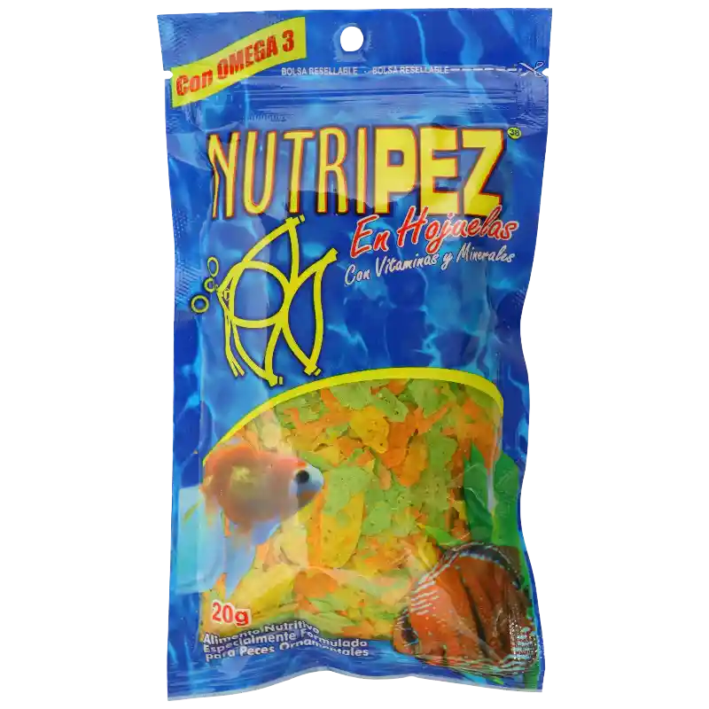 Nutripez Alimento para Peces en Hojuelas
