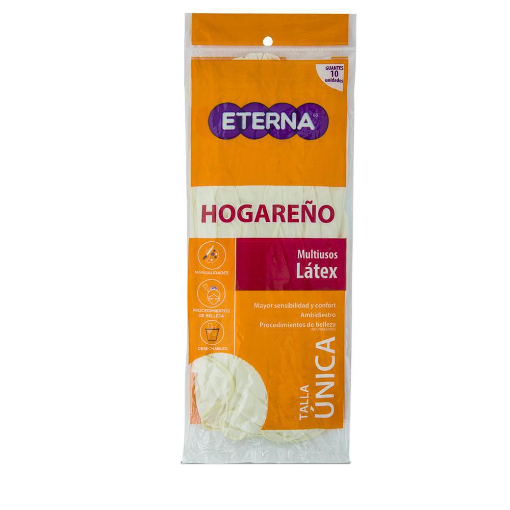 Eterna Guante Multiuso Hogareño de Látex 10 und