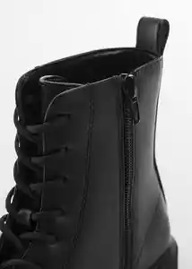 Botas Basma Negro Talla 37 Niña Mango