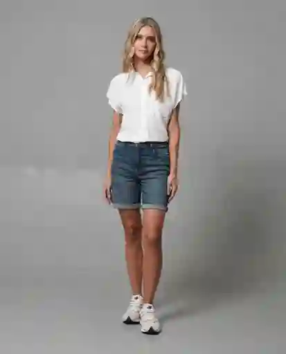Short Mujer Azul Talla 6 253G004_AZU194024 Rifle