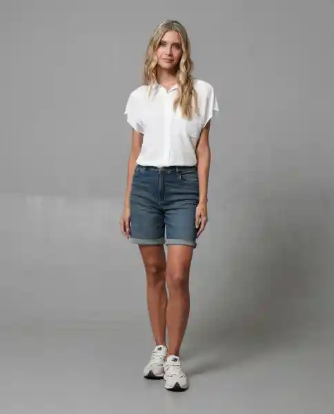 Short Mujer Azul Talla 6 253G004_AZU194024 Rifle