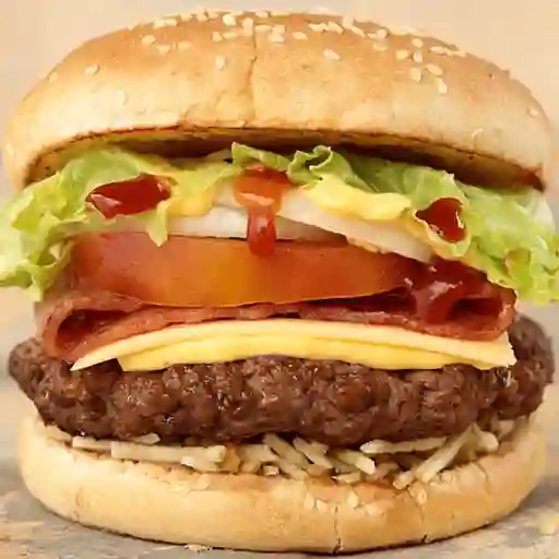 Hamburguesa Americana + Papas