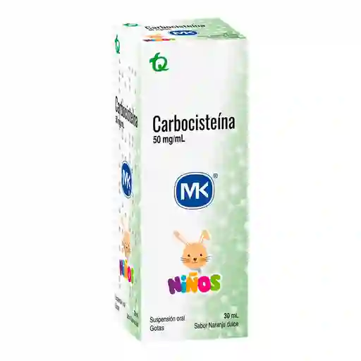 Carbocisteina 50 Mg/ml Suspensión Oral Frasco