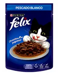 Felix Alimento Húmedo para Gato Sabor a Pescado Blanco