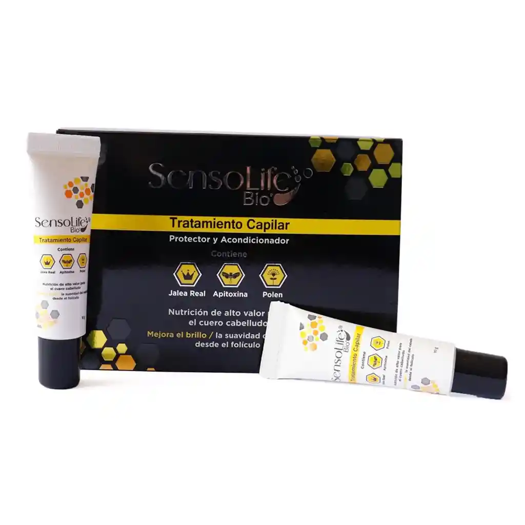 Tratamiento Capilar Sensolife Bio Protector y Acondicionador X 10 Tubos C/u