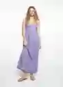 Vestido Violeta Lila Talla 22 Niñas Mango