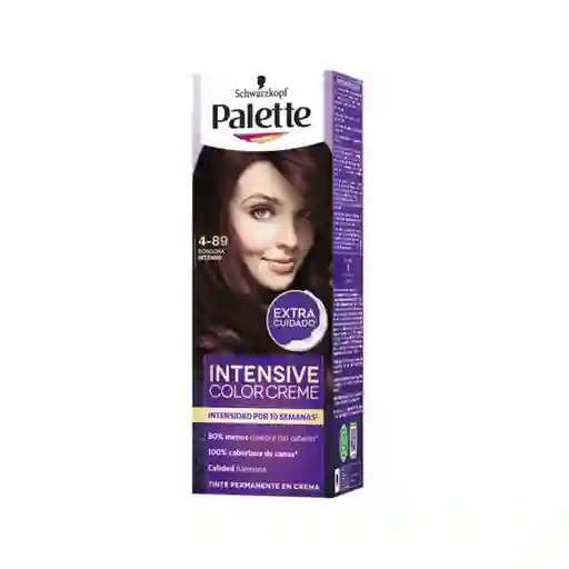 Tinte Palette Color Creme 4-89 Borgoña Intenso