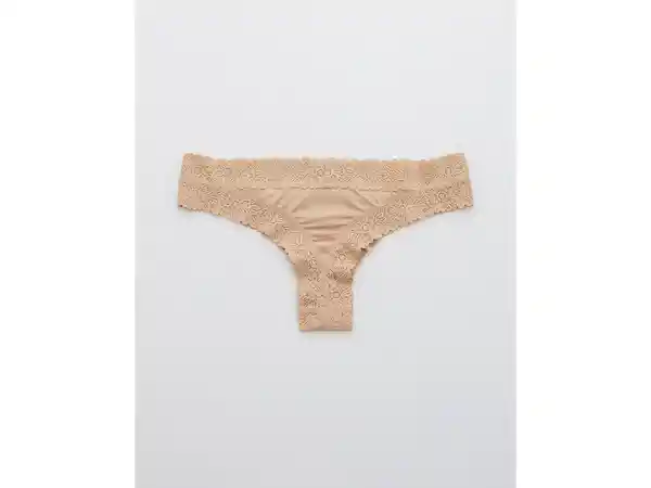 American Eagle Tanga Aerie Sunnie Blossom Nude Natural Small