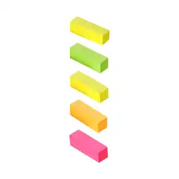 Miniso Nota Post-it Colores Fluorescente 150 Hojas