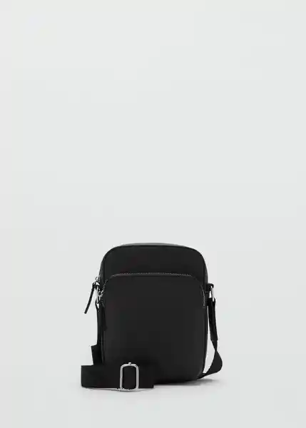 Bolso Park Negro Talla 99 Hombre Mango