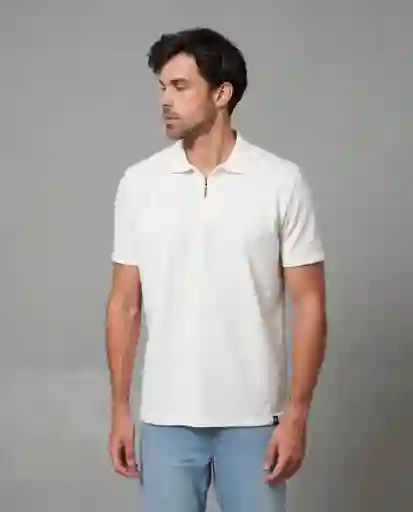 Camiseta Polo Hombre Crudo Talla M 199G000_CRU110605 Rifle