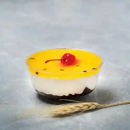 Flan de Maracuya