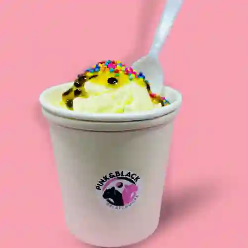 Vaso Gelato 12Oz 3 Bolitas + 2 Toppins