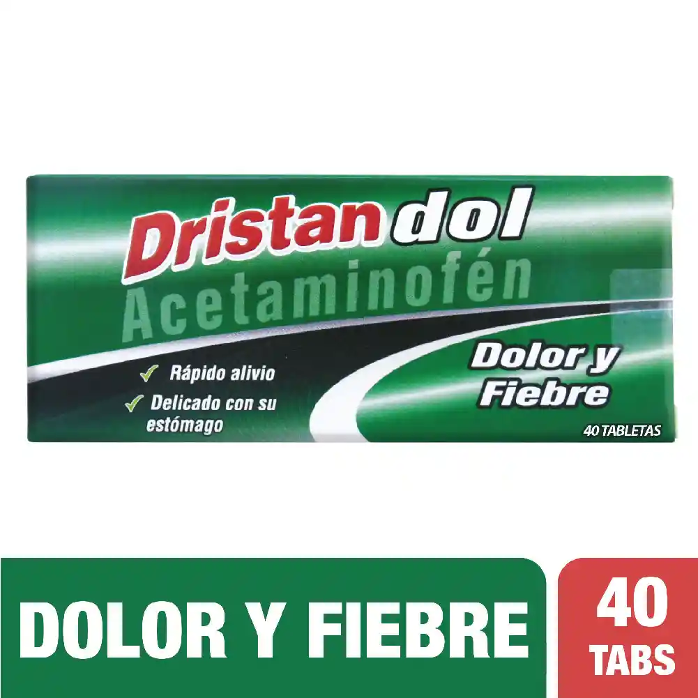 Dristandol Rápido Alivio del Dolor y la Fiebre X 40 Tabs