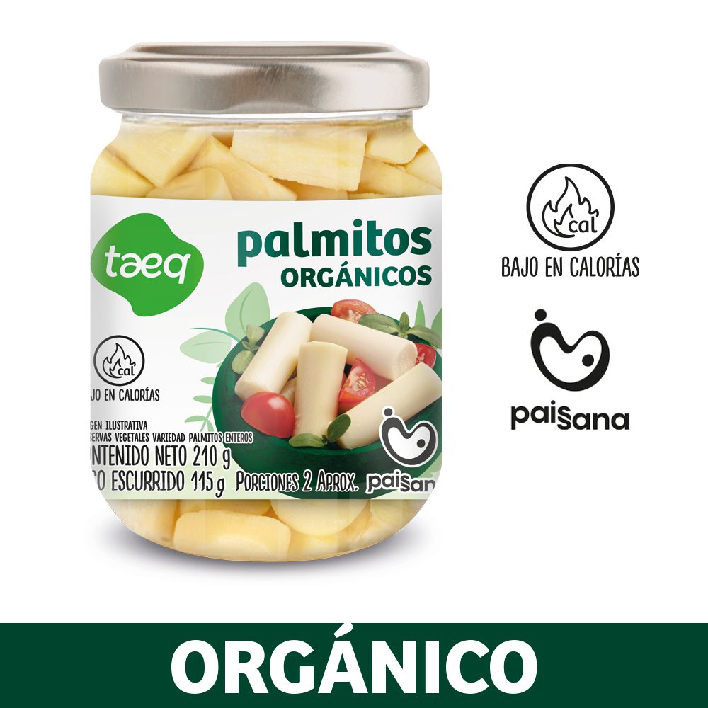 Taeq Palmito Orgánico 210 g
