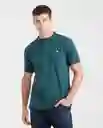 Camiseta Polo Ner# Neck Verde Nafta Ultra Oscuro XS Chevignon