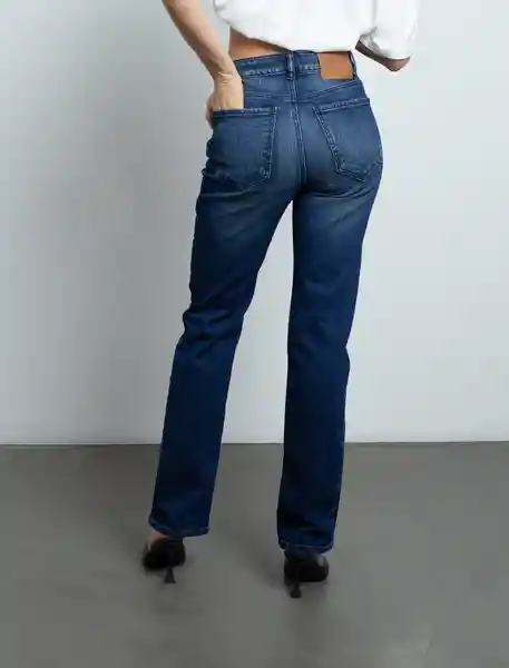 Jean Mujer Azul Índigo Medio Talla 8 492F093 Naf Naf