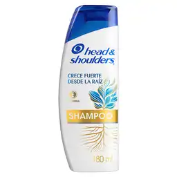 Shampoo Head Shoulders Control Caspa Crece Fuerte desde la Raiz Champu Head and Shoulders 180ml