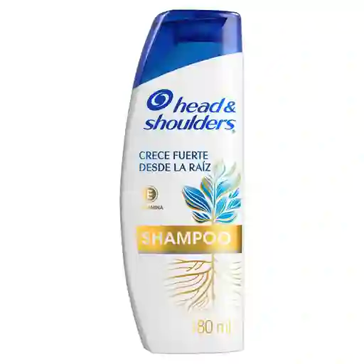Shampoo Head Shoulders Control Caspa Crece Fuerte desde la Raiz Champu Head and Shoulders 180ml