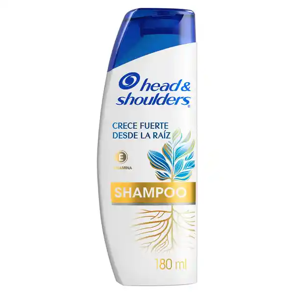 Shampoo Head Shoulders Control Caspa Crece Fuerte desde la Raiz Champu Head and Shoulders 180ml