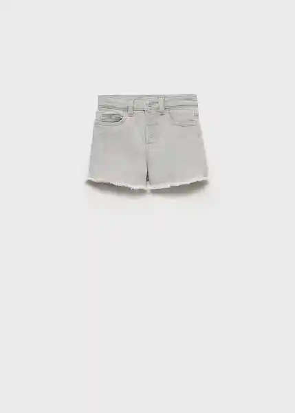 Short Chop Tejano Gris Talla 72 Niñas Mango