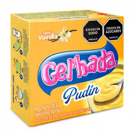 Pudín Vainilla Gelhada x 85gr